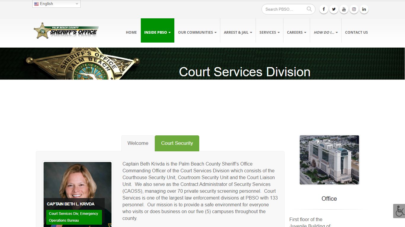 Court Services Division - Palm Beach County Sheriff's Office